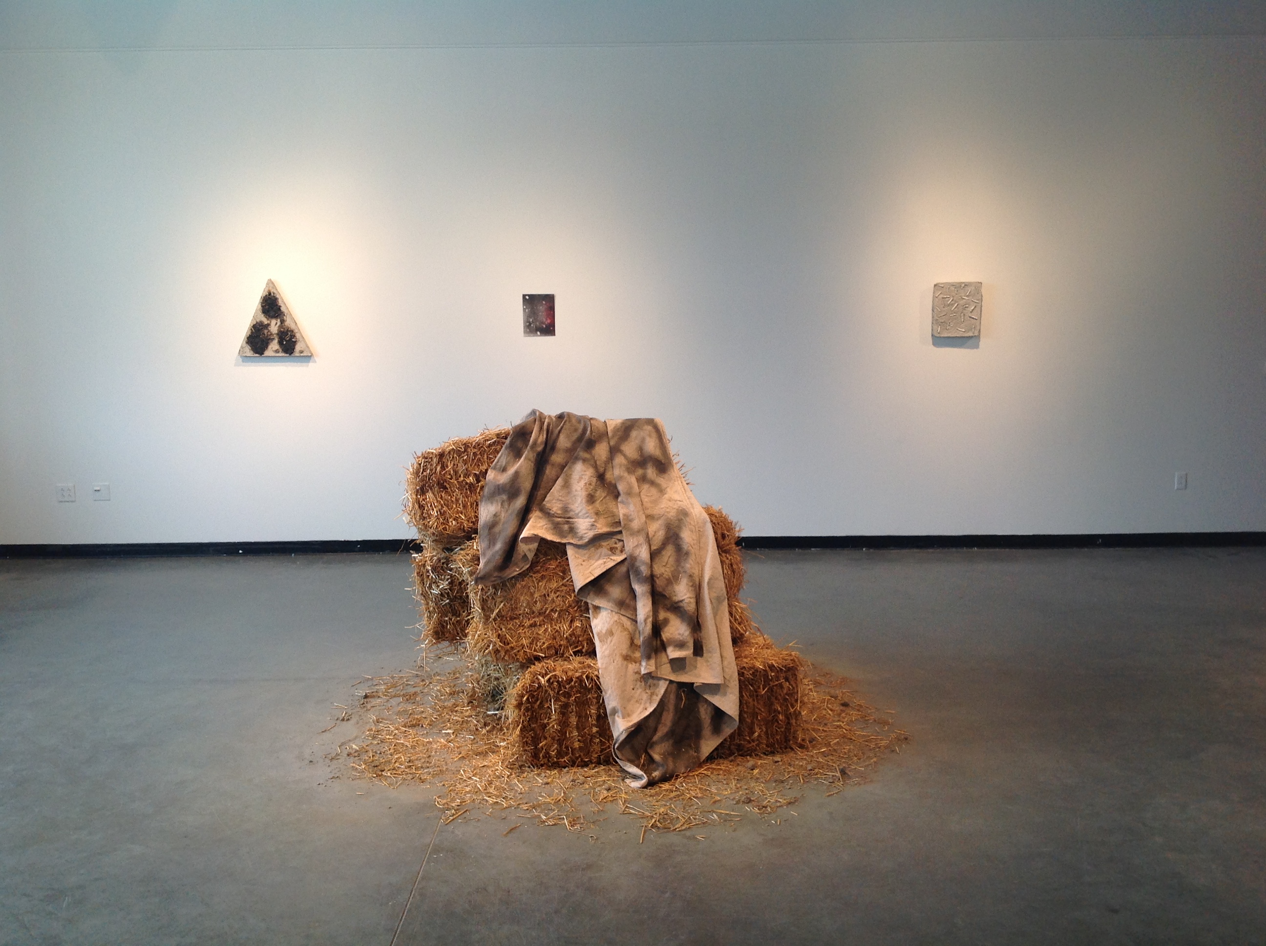 dust and hay. sacred clay. at herron school of art and design